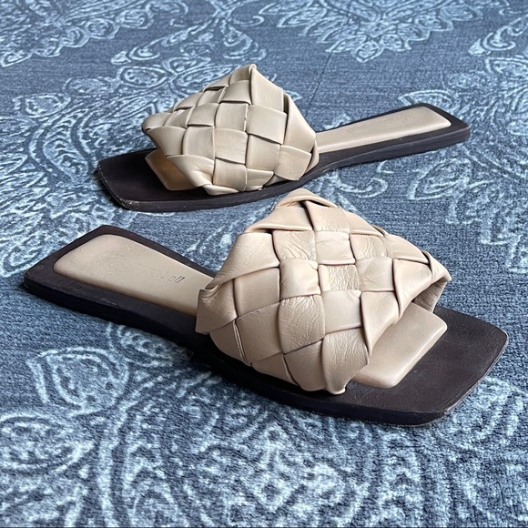 Jeffrey Campbell Brown Costello Slide Sandal in Natural Size 6/37 - Picture 6 of 9